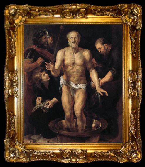 framed  Peter Paul Rubens The Death of Seneca (mk01), ta009-2